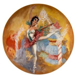 Viletta The Sugarplum Fairy Plate 1979 Shell Fisher Nutcracker Ballet 7682C